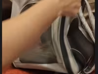 Ev heyvanları üçün daşıma çantası/backpack tipli daşıyıcı. Açıq boz — फ़ोटो 2