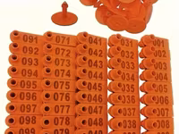Qoyun/Keçi Qulaq Birqası Dəsti – 001–100 - Komplekt: 100 ədəd nömrəli — फ़ोटो 2