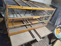 Taxta quş qəfəsi və yuvalama qutusu dəsti - Material: möhkəm taxta — Foto 5