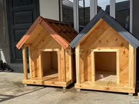 Taxta it evi - Material: keyfiyyətli təbii ağac (taxta panellər) — 照片 5