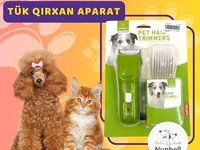 İt və pişiklər üçün elektrik tük qırxan aparat – Nunbell Pet Hair — Foto 1