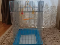 Quş qəfəsi – orta ölçü - Material: metal barmaqlaqları, möhkəm — Foto 2