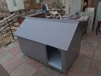 Möhkəm materialdan hazırlanmış it/kötük evi - Konstruksiya: İkiqat — 照片 1