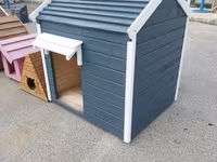 Açıq havada istifadəyə uyğun taxta it evi - Material: keyfiyyətli — 照片 1