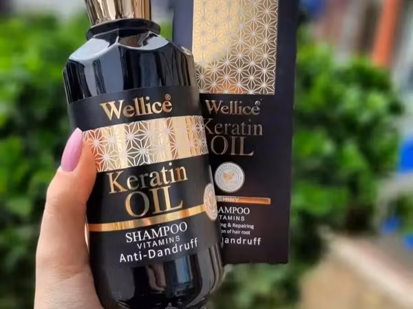 Wellice Keratin Oil Şampun – Kepek əleyhinə, vitaminli saç baxımı