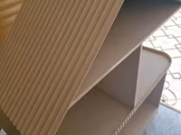 Quş evi – MDF materialdan - İki mərtəbəli konstruksiya, üstü üçbucaq — फ़ोटो 2