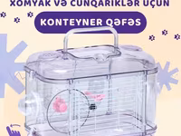 Xamyak və cunqariq qəfəsi. Xomyak və cunqarikləriniz üçün maraqlı — Foto 2