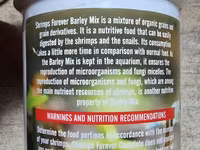 Profesional krevetka yemləri Shrimps Forever Barley Mix 50g - Tərkib — الصورة 2