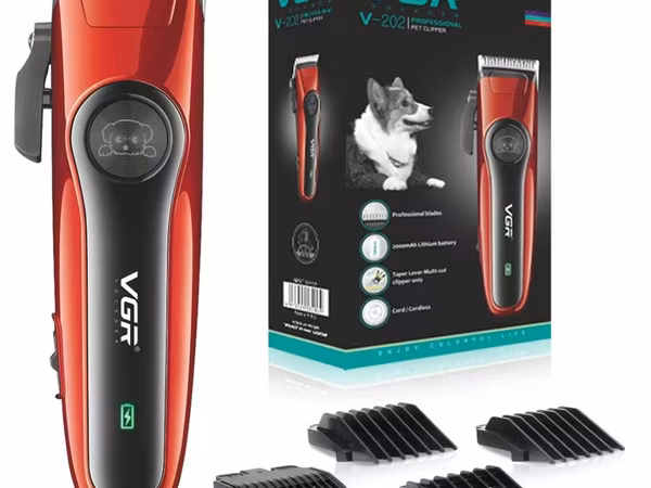 VGR 202 - İt pişik qırxan 2000mAh 2 speed 6500-7000RPM Cord/Cordless"