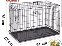 İt üçün qəfəs (it qəfəsi) İtlər üçün metal qəfəs Bu qəfəs itin evdə — 照片 2