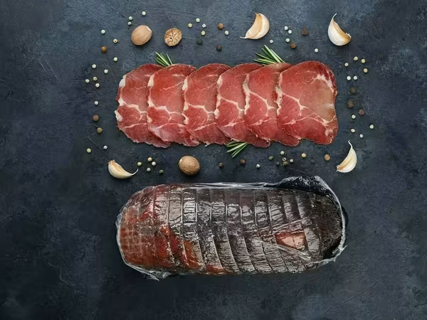Мясной деликатесы сыровяленный коппа опт