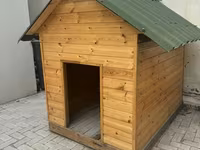 Taxta it evi - Material: təbii ağac panellər, möhkəm karkas - Ölçü — 照片 1