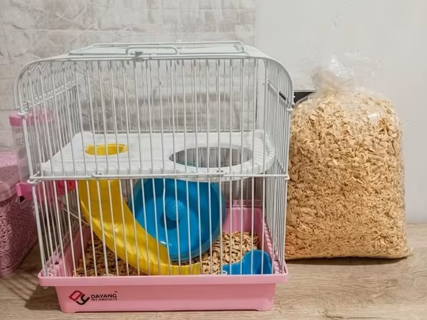 Hamster üçün qəfəs dəsti - Brend: Dayang Pet Products - Rəng: çəhrayı