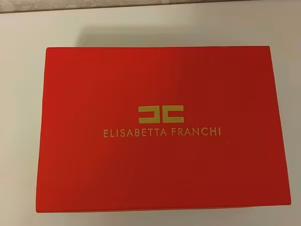 Elisabetta Franchi çiyin çantası - Rəng: dəniz mavisi - Material