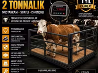 Chorva mol tarozi 2 tonnalik — photo 1