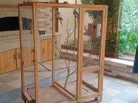 Böyük ölçülü taxta volyer/qartma qəfəs - Material: möhkəm taxta — photo 1