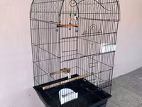 Böyük ölçülü quş qəfəsi - Material: dayanıqlı metal tor və plastik — Foto 5