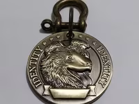 İt medalyonları (identifikasiya nişanı) satılır. Material: metal — Foto 2