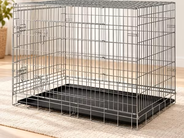 Trixie itlər üçün yığılan metal qəfəs – 64 × 54 × 48 sm Təsvir: Trixie