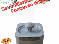 Fontan tipli su dispenseri Pişik və itlər üçün - Axarlı su sistemi — الصورة 1