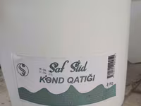Saf Süd Kənd Qatığı 8 kq, yüksək keyfiyyətli qatığıdır, ağ rəngdə və — Foto 2