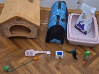 Pişik üçün tam aksesuar dəsti Dəst tərkibi: - Yumşaq, ev formasında — फ़ोटो 5