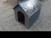 Möhkəm materialdan hazırlanmış it/kötük evi - Konstruksiya: İkiqat — 照片 2