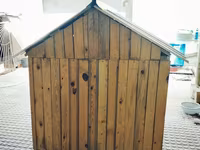 Taxta it evi / dam - Material: təbii taxta lövhələr, möhkəm karkas - — foto 2