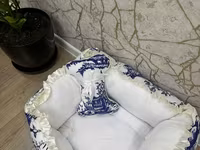 Ev heyvanı üçün yumşaq yataq - Növ: it və pişiklər üçün boudoir tipli — Foto 2
