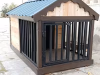 Metal damlı taxta it evi və volyer - Karkas: möhkəm taxta — Foto 2