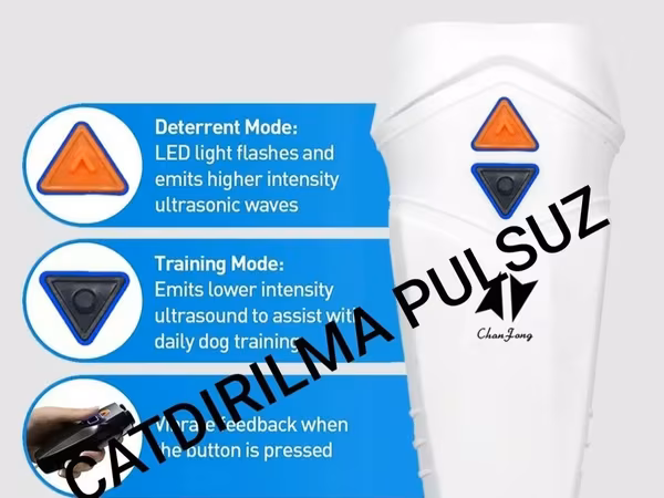 It qovan aparat isiq ve dalgali ses ile iti uzaqlasdirir test elemisem