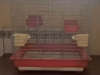 Клетка для птиц 705040 см (с кормушками) / Bird Cage — फ़ोटो 1