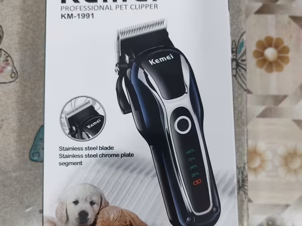 8Kemei KM-1991 professional heyvan tükü kəsən maşın - Paslanmayan