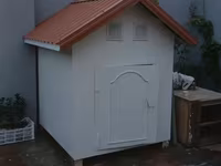 Bağ üçün quş evi / göyərçin yuvası - Material: taxta karkas, xaricdən — photo 1
