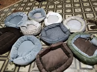 Ev heyvanları üçün yumşaq yataqlar - Model: dairəvi və oval formalar — الصورة 1