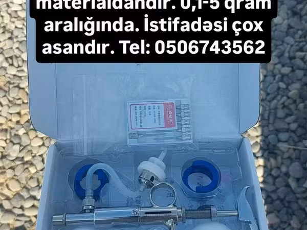 Heyvanlar üçün avtomat şpris seti - Heyvanlara iynəni sürətli və
