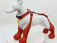 🐶 İtlər üçün yağışdan qoruyucu ayaqqabı — L razmer Yeni, istifadə — 照片 1
