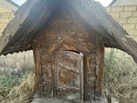 Taxta it evi - Material: tamamilə ağacdan yığılmış, qalın taxta — foto 4