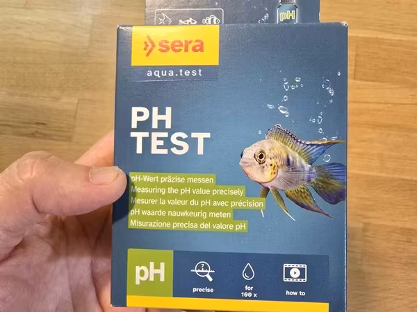 Sera pH Test Akvarium və bağ hovuzlarında suyun turşuluq (pH)