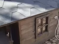 İsti pol ilə it evi - Material: möhkəm taxta konstruksiya, ikiqat — 照片 3