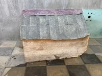 Taxta it evi - Material: tamamilə taxtadan yığma karkas, üstü dalğalı — Foto 4