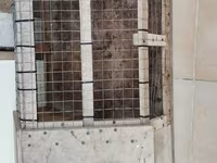 Taxta və məftil torlu quş qəfəsi/yuvalıq - Material: qalın kontrplak — 照片 3