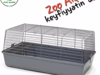 Dovşan qəfəsi – böyük ölçü - Ölçülər: 78 x 40 x 47 sm - Geniş, havadar — Foto 3