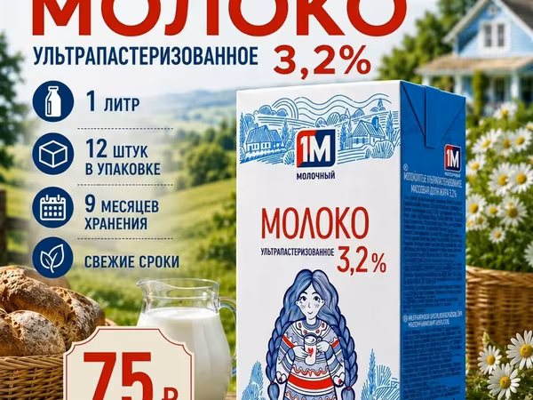 Молоко 1 молочный минск