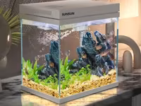 Գործարանային Ակվարիում SUNSUN HEJ-380 22լ, 4W LED (Аквариум, Aquarium) ԱՆՎՃԱՐ Առաքում Երևանում — الصورة 2