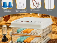 120 yumurtalı, ikiqat enerji mənbəli inkubator - 5 çıxartma rejimi: 4 — الصورة 3