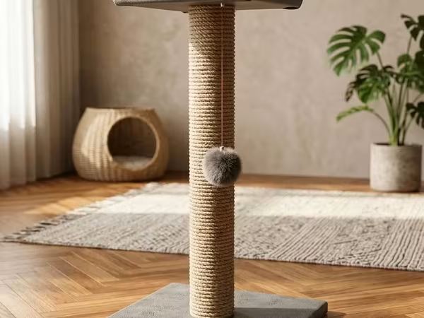 IMAN WOOD pişik dırmaşma və tirnəmə dirəyi(TƏZƏSİ) - Material