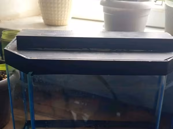 Heyvan aksesuarları seti - Akvarium: çoxbucaqlı formalı şüşə