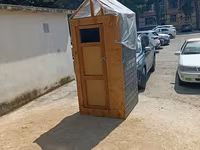 Taxta quşxana / qəfəshana - Material: taxta konstruksiya — फ़ोटो 1