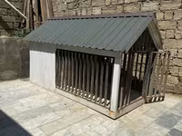 Böyük ölçülü it evi və açıq volyer - Karkas: qalın taxta — фото 1